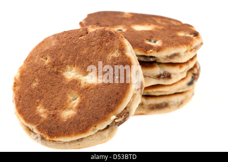 Pile of Welshcakes Welsh cakes Stock Photo