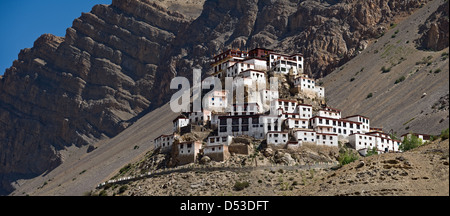 Ki monastery in himalayas mountain Stock Photo