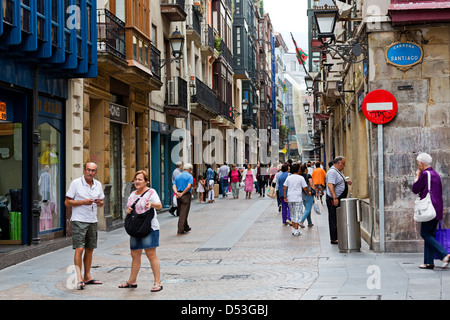 Bilbao's Casco Viejo Stock Photo