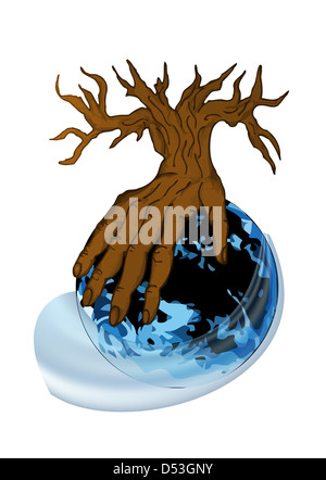 Illustration of concepts of nature Stock Photo - Alamy