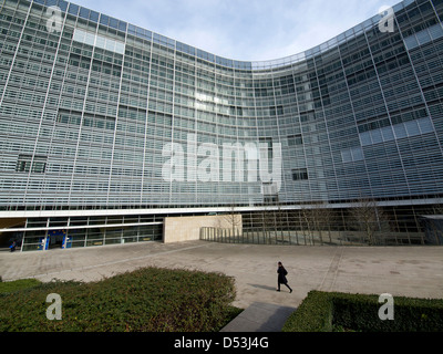 The Berlaymont European Commission building in Brussels, Belgium Stock Photo