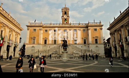 Piazza del Campidoglio, Rome, Italy Stock Photo