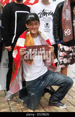 Edison Chen attended fashion brand activity in Taipei,Taiwan, China on Thursday March 21, 2013. Stock Photo