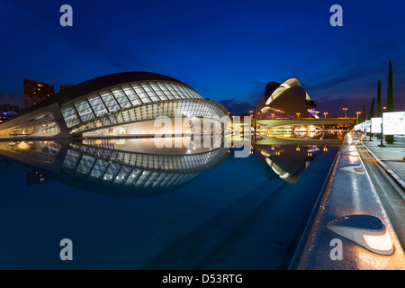 City of Arts and Sciences, Valencia, Spain Stock Photo