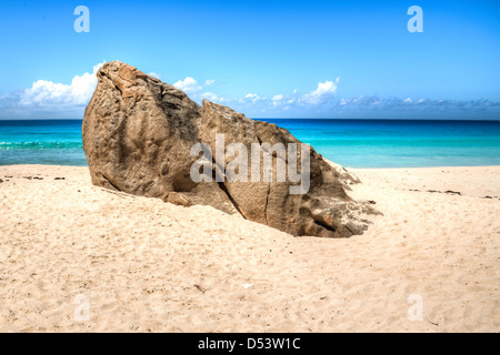 Anse Intendance beach on Mahe island, Seychelles Stock Photo