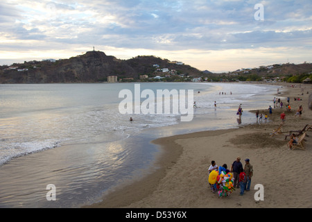 Beach at San Juan del Sur, Nicaragua Stock Photo