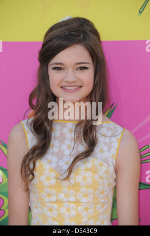 Actress Ciara Bravo arrives at the 26th annual Nickelodeon's Kids