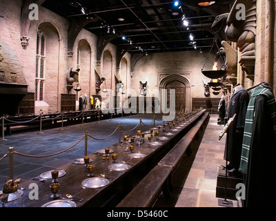 Diagon Alley Harry Potter Warner Brothers tour Stock Photo