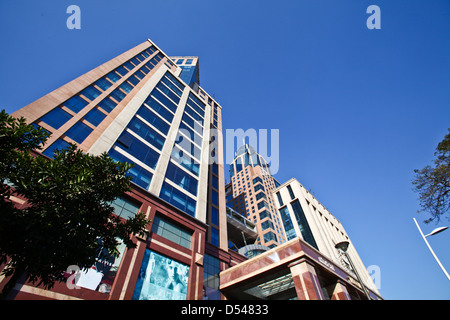 UB City, Bangalore's most exclusive shopping mall and among the tallest skyscrapers in the city. Stock Photo