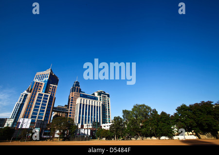 UB City, Bangalore's most exclusive shopping mall and among the tallest skyscrapers in the city. Stock Photo