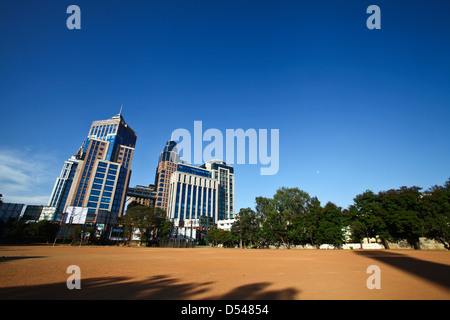 UB City, Bangalore's most exclusive shopping mall and among the tallest skyscrapers in the city. Stock Photo