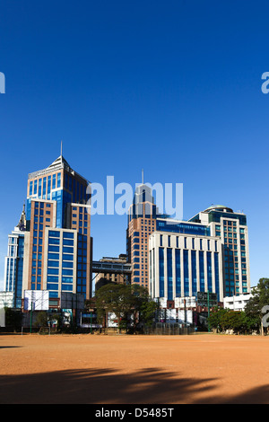 UB City, Bangalore's most exclusive shopping mall and among the tallest skyscrapers in the city. Stock Photo