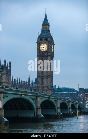 The Big Ben Clock Tower, London, England, UK Stock Photo