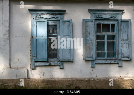 the streets of the city Karakol Stock Photo