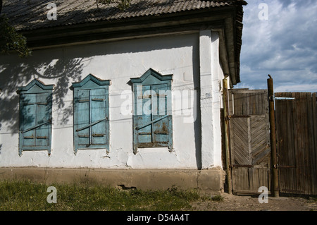 the streets of the city Karakol Stock Photo