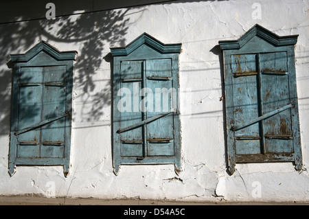 the streets of the city Karakol Stock Photo