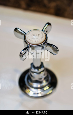Lefroy Brooks La Chapelle hot tap fitting Stock Photo