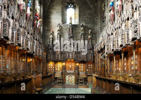 Thistle Chapel, St. Giles' Cathedral, Edinburgh, Scotland, United Kingdom Stock Photo