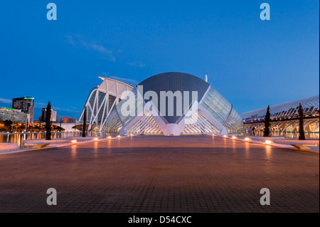 L'Hemisfèric in the City of the Arts and Sciences Valencia Stock Photo