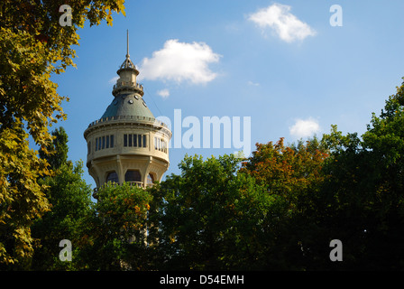 Old water tower on Margaret Island, Budapest Stock Photo