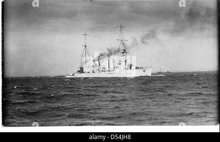 The USS Raleigh (CL-7), an Omaha-class light cruiser, as seen in this ...