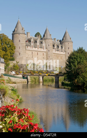 The Chateau at Josselin, Brittany, France Stock Photo