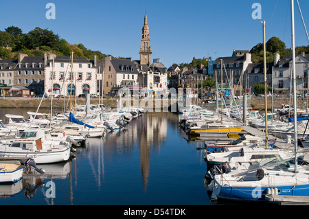 The Harbor at Binic, Brittany, France Stock Photo