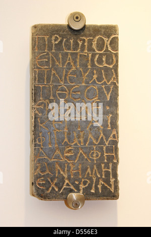Early Christians. Roman tombstone with Christian iconography. Parable ...
