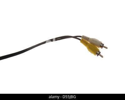 USB jack on a white background Stock Photo