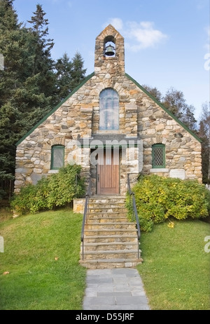 The chapel at Ocean Point (Boothbay), Maine Stock Photo - Alamy