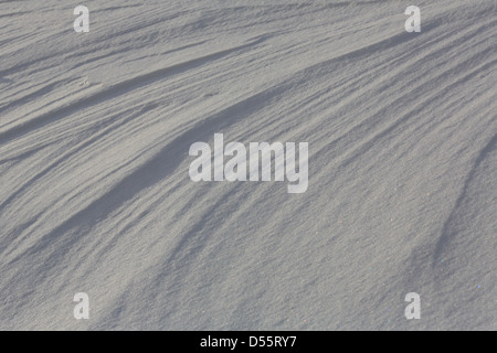 Winter snow relief Stock Photo