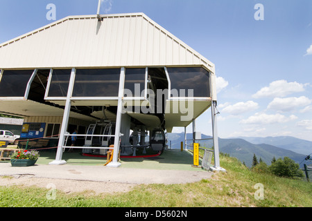 Gondola skyride at Loon Mountain Resort Stock Photo