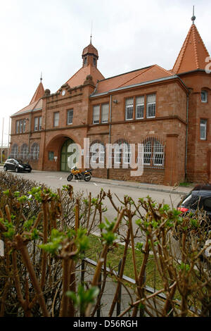 Exterior view of the prison in Mannheim, Germany, 22 March 2010. Meteorologist and presenter Joerg Kachelmann is being held at the prison in Mannheim over accusations that he had raped his girlfriend, a spokeswoman for Kachelmann's 'meteomedia' confirmed according reports by 'bild.de' in an interview with press agency dpa. Photo: Markus Prosswitz / masterpress Stock Photo