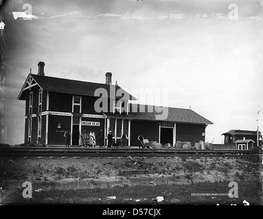 Indian Head Station, Indian Head, SK, 1884 Stock Photo