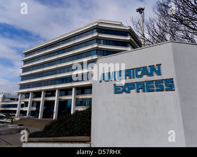 American Express building (Amex House), Edward Street, Brighton, East Sussex, UK. Called 'The Wedding Cake' Stock Photo