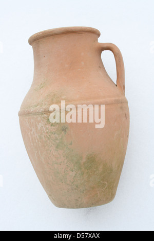 Terracotta amphora Stock Photo