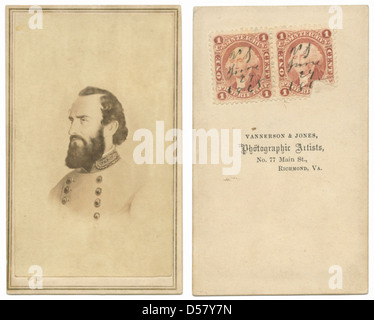 [General Thomas Jonathan ''Stonewall'' Jackson, Confederate States Army] Stock Photo