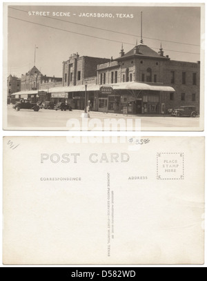 Street Scene - Jacksboro, Texas Stock Photo