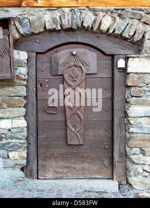 Medieval Door France Stock Photo