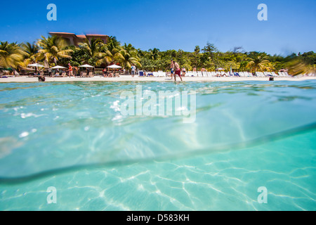 Picture taken in Roatan, Honduras Stock Photo