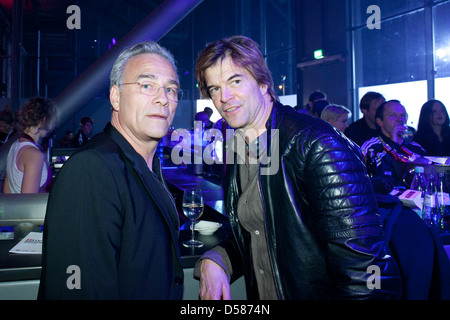 Klaus J. Behrendt, Campino at 1Live Krone Awards at Jahrhunderthalle - aftershow party. Bochum, Germany - 08.12.2011 Stock Photo