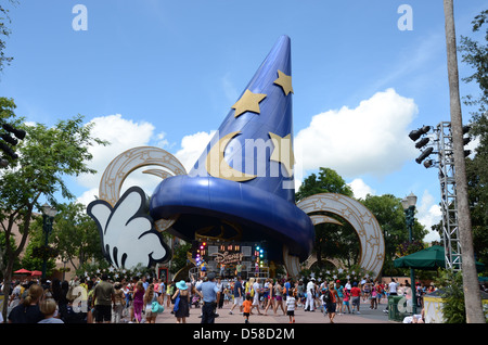 Mickeys Magic Hat at Disney's  Hollywood Studios  Walt Disney World Orlando Florida Stock Photo