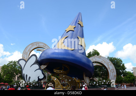 Mickeys Magic Hat at Disney's  Hollywood Studios  Walt Disney World Orlando Florida Stock Photo