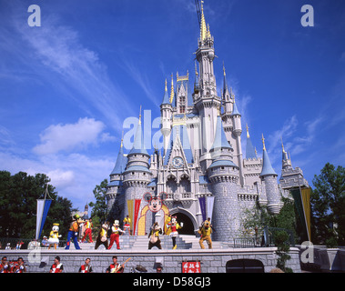 Cinderella's Castle, Magic Kingdom, Walt Disney World, Orlando, Florida, United States of America Stock Photo