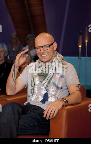 Thomas D on German NDR TV talkshow 'NDR Talk Show'. Hamburg, Germany - 13.01.2012 Stock Photo