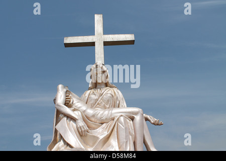 Mother Mary with Jesus Chrirst's Lifeless body in her lap - PIATHA Stock Photo