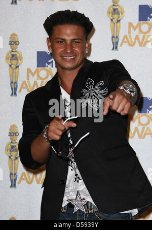 Actor Pauly Del Vecchio arrives for the 2010 MTV Movie Awards at Gibson Amphitheatre at Universal Studies in Universal City, California, USA, 06 June 2010. The movies are nominated by producers and executives from MTV and the winners are chosen on-line by the general public. Photo: Hubert Boesl Stock Photo