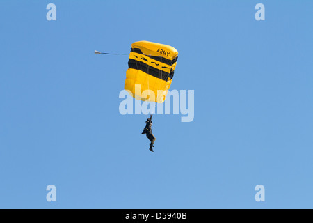 US. Army Golden Knights, US, Army, Parachute, Team, Stock Photo