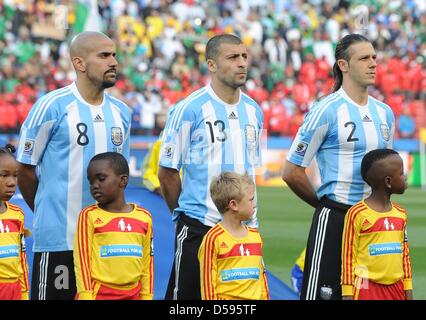 Argentina's Lionel Messi during the 2010 FIFA World Cup South Africa Soccer  match, group B, Argentina vs Nigeria at Ellis Stadium in Johannesburg,  South Africa on June 12, 2010. Argentina won 1-0.