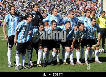 Argentina's Lionel Messi during the 2010 FIFA World Cup South Africa Soccer  match, group B, Argentina vs Nigeria at Ellis Stadium in Johannesburg,  South Africa on June 12, 2010. Argentina won 1-0.